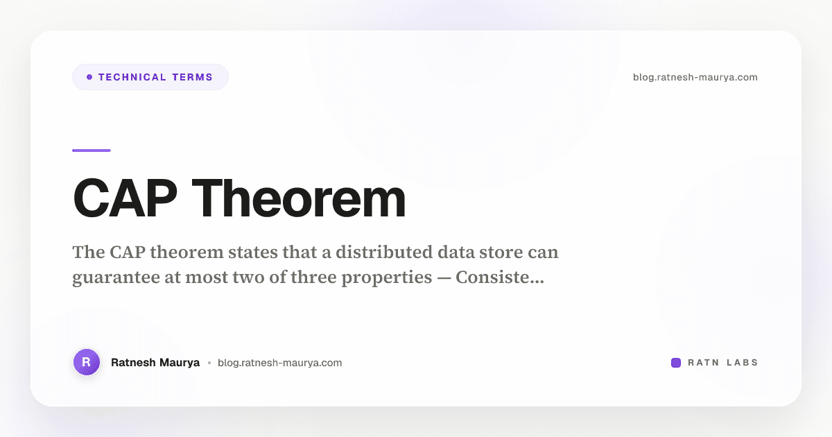 CAP Theorem