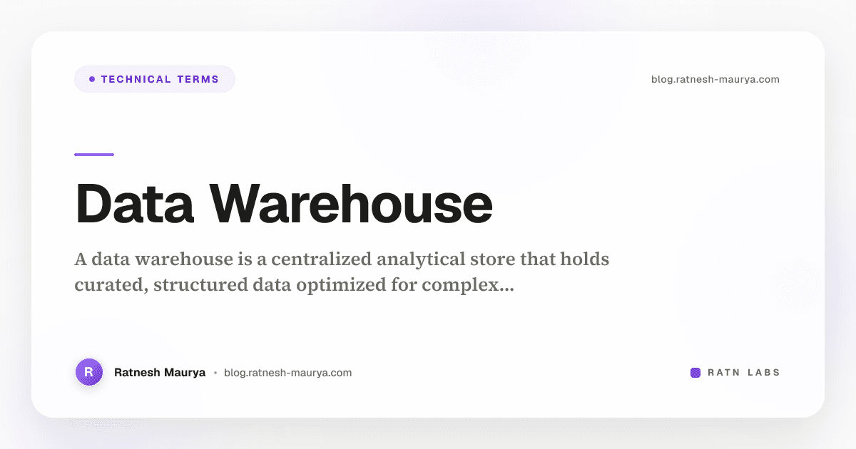 Data Warehouse