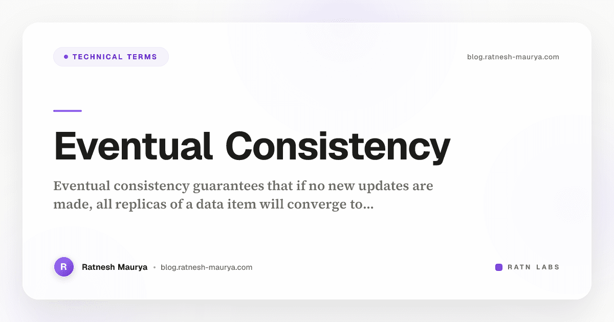 Eventual Consistency