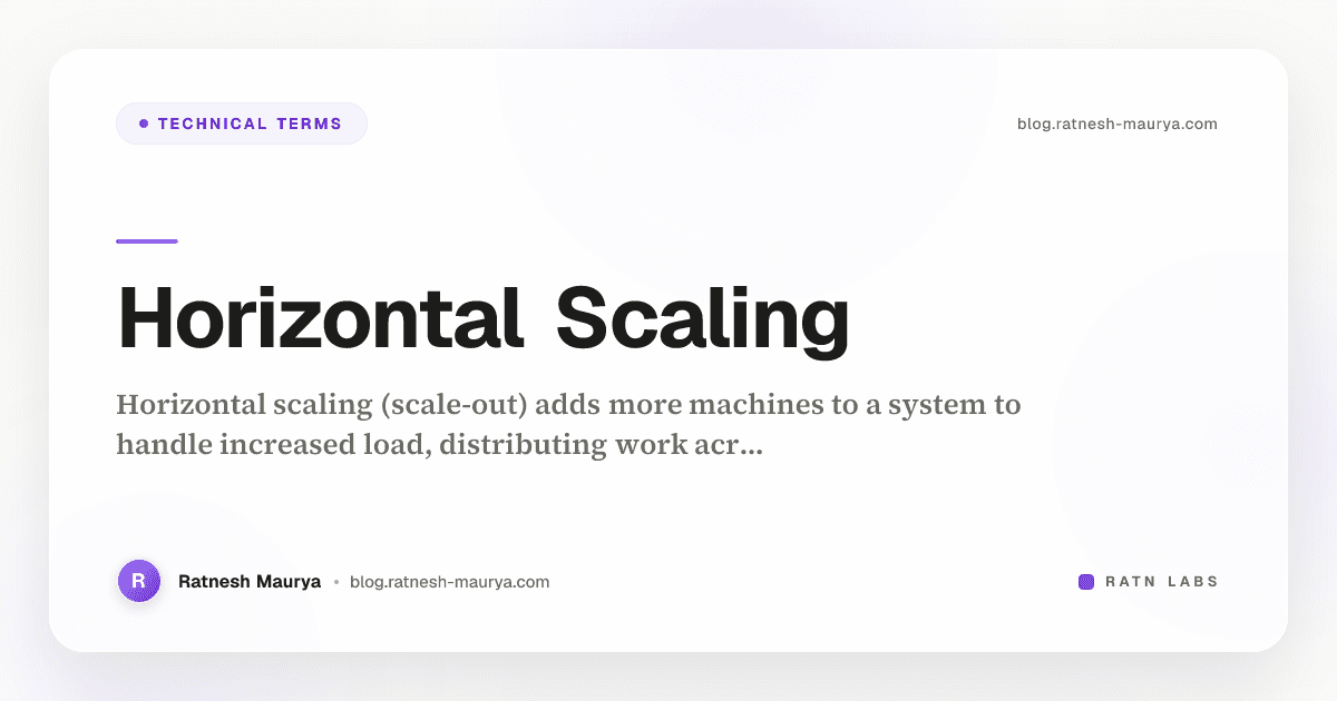 Horizontal Scaling