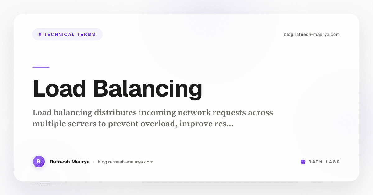 Load Balancing