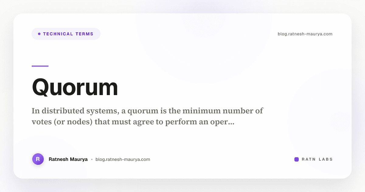Quorum