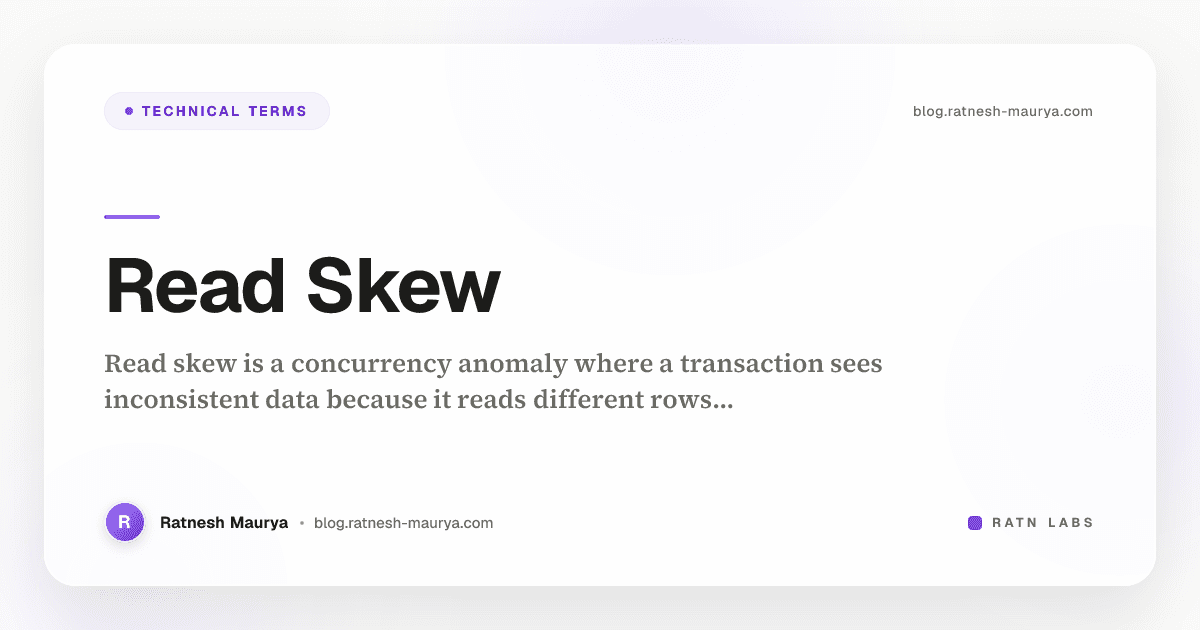 Read Skew