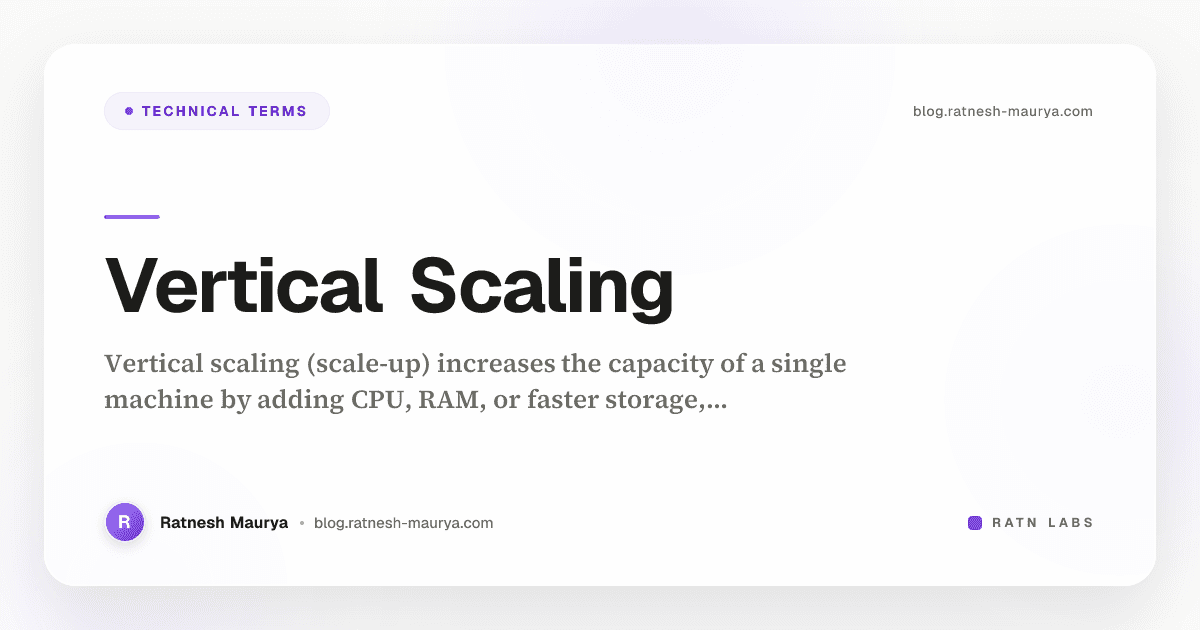 Vertical Scaling