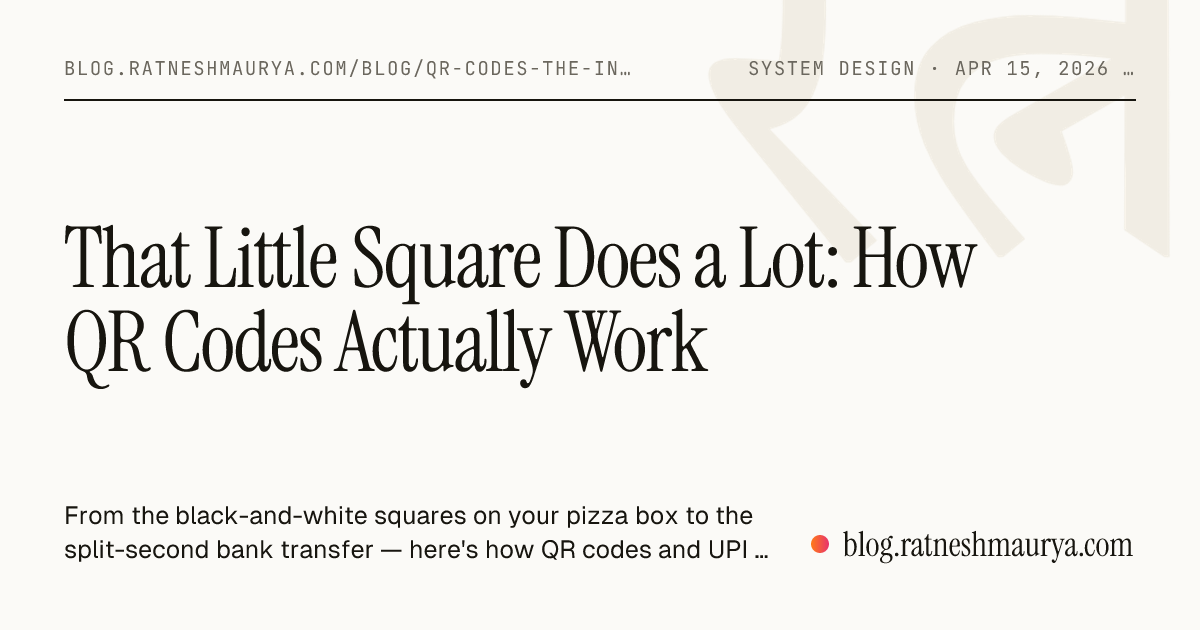 That Little Square Does a Lot: How QR Codes Actually Work