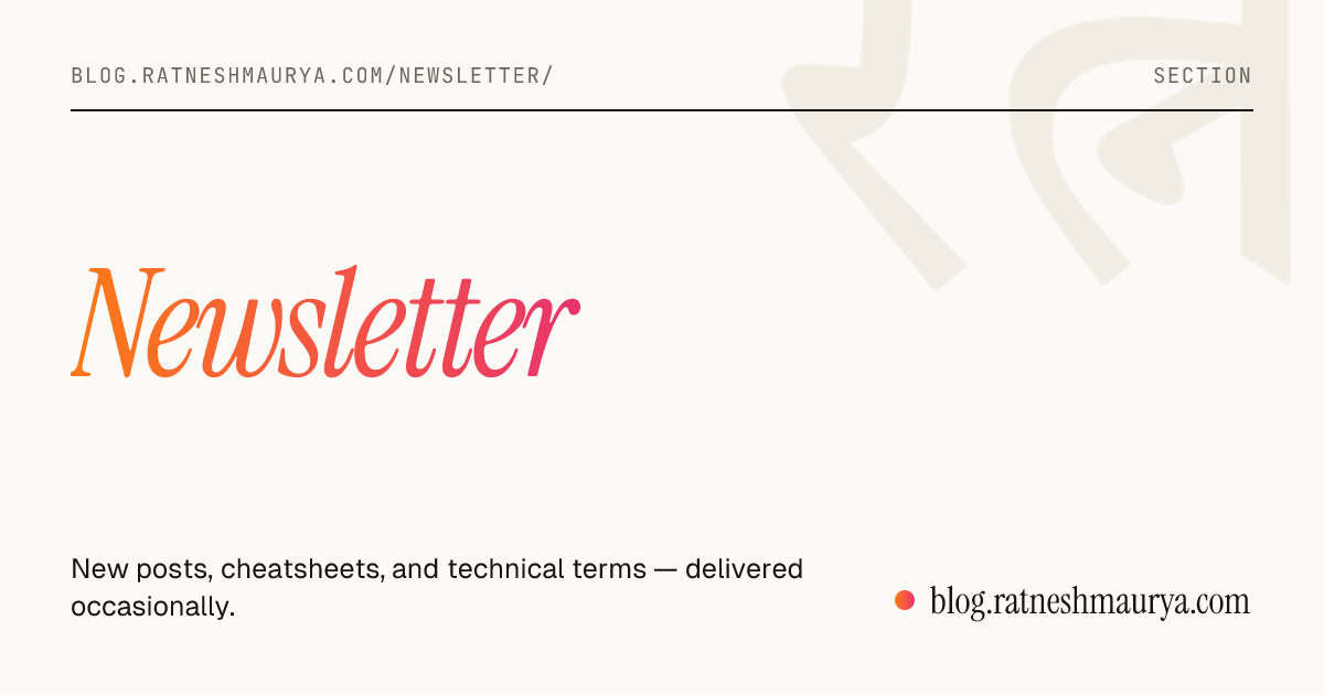 Newsletter — Ratn Labs