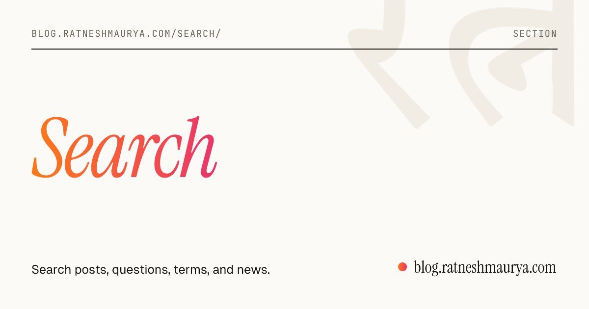 Search — Ratn Labs